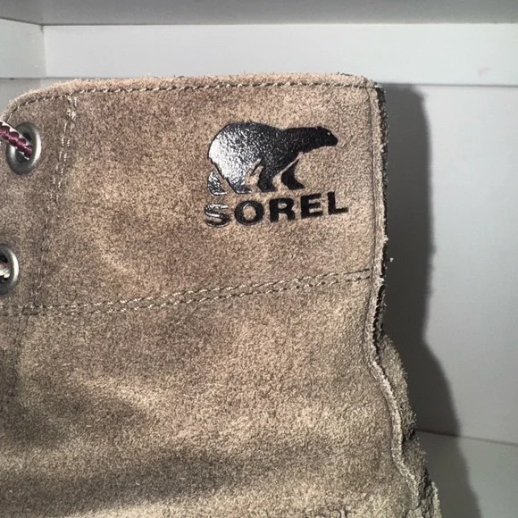 Sorel Men's Suede Brown and Black Boots - Picture 6 of 7